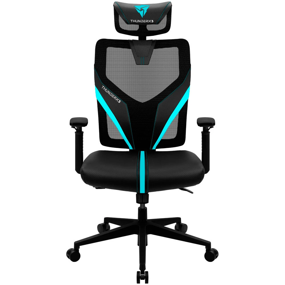 Компьютерное кресло ThunderX3 YAMA1 Black/Cyan TX3-YAMA1BC