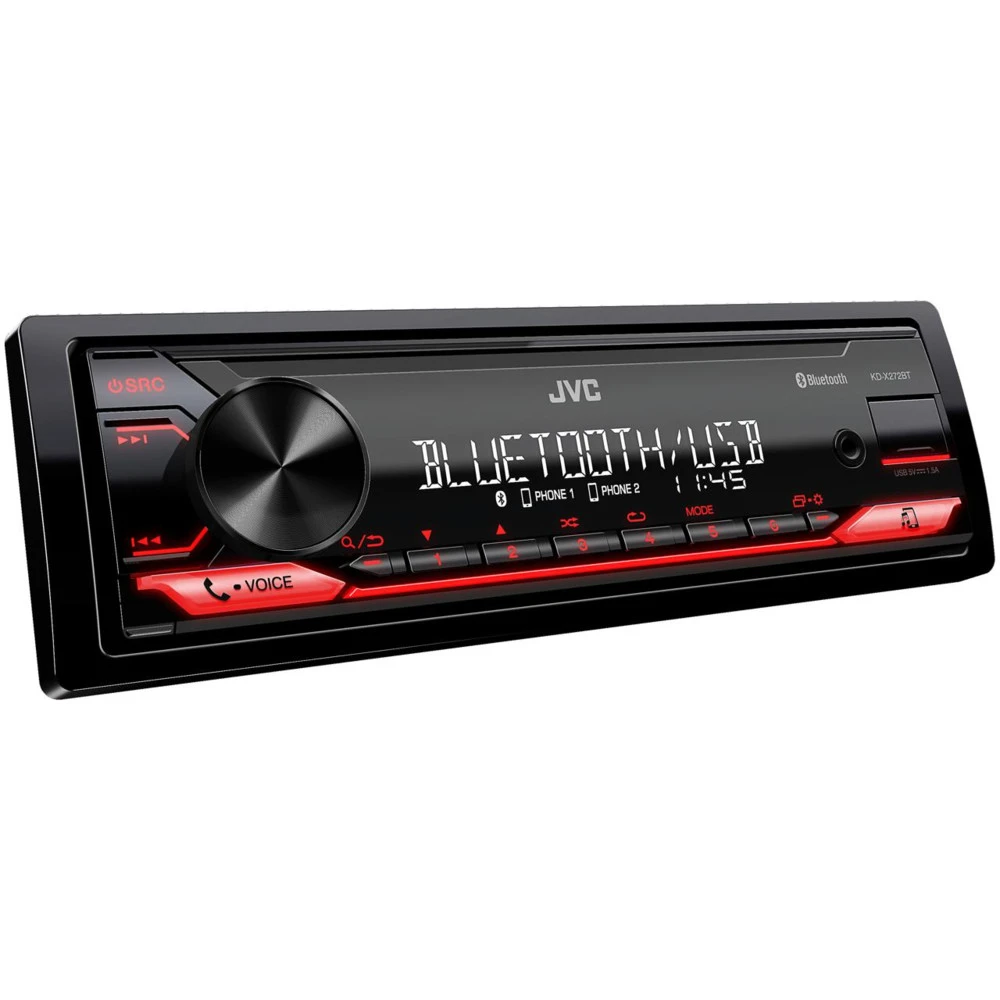 JVC Автомагнитола KD-X272BT 1DIN 4x50Вт