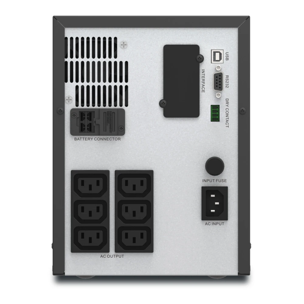 Источник бесперебойного питания APC Easy UPS SMV 2000VA 230V SMV2000CAI Линейно-интерактивные, Напольный (Tower), 2000 ВА, 1400 Вт