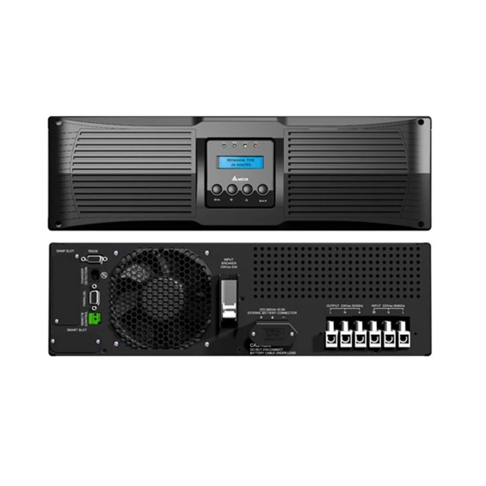 Источник бесперебойного питания Delta AMPLON RT 10 кВА L UPS103R2RT2N035 Двойное преобразование (On-Line), Стоечный (Rack), 10000 ВА, 9000 Вт