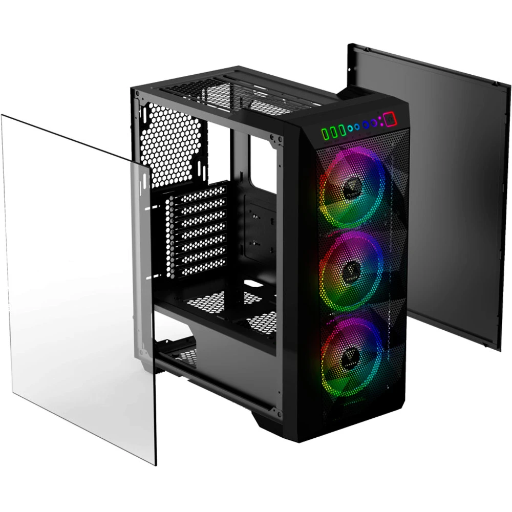 Корпус Gamdias Athena M1 black GM-GCATM1