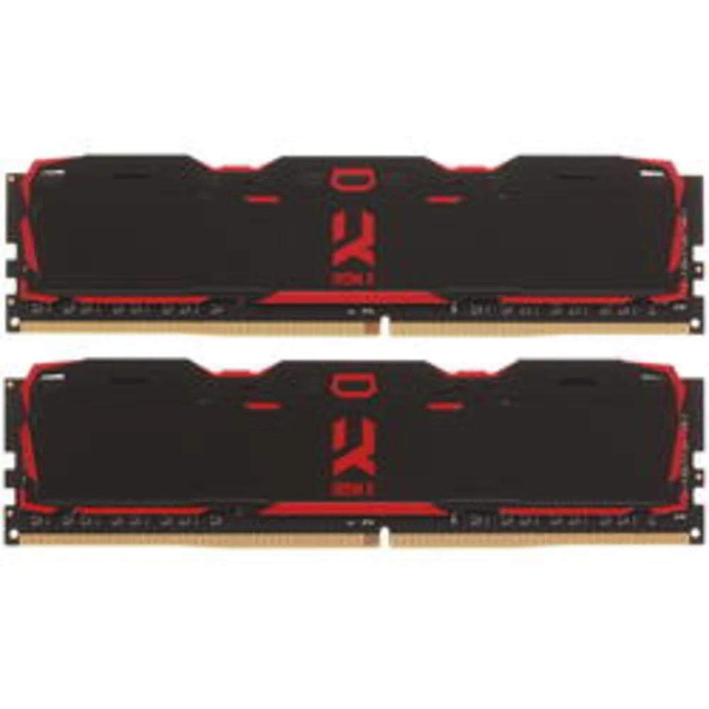 ОЗУ GoodRam Iridium (IR-X3200D464L16S/16GDC) (8Gbx2) DIMM, DDR4, 16 Гб (2 х 8 Гб), 3200 МГц