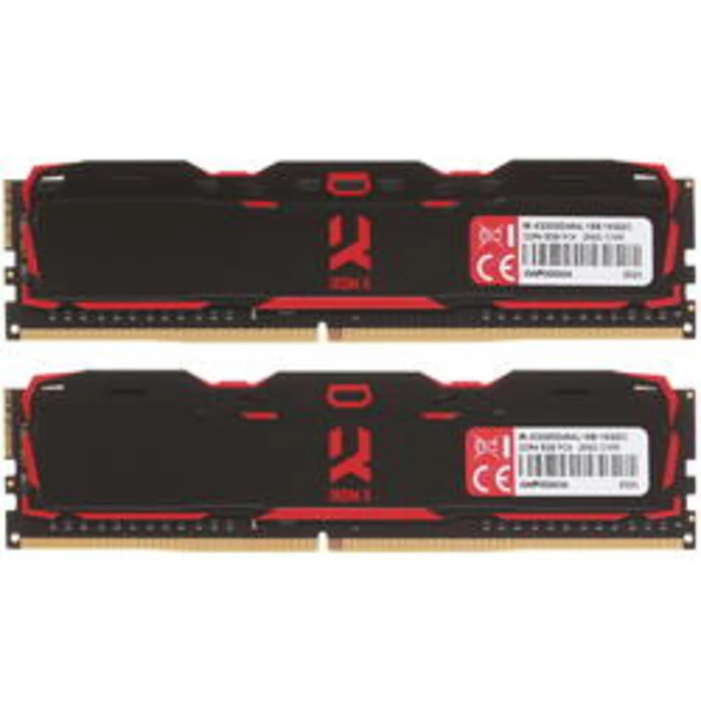 ОЗУ GoodRam Iridium (IR-X3200D464L16S/16GDC) (8Gbx2) DIMM, DDR4, 16 Гб (2 х 8 Гб), 3200 МГц