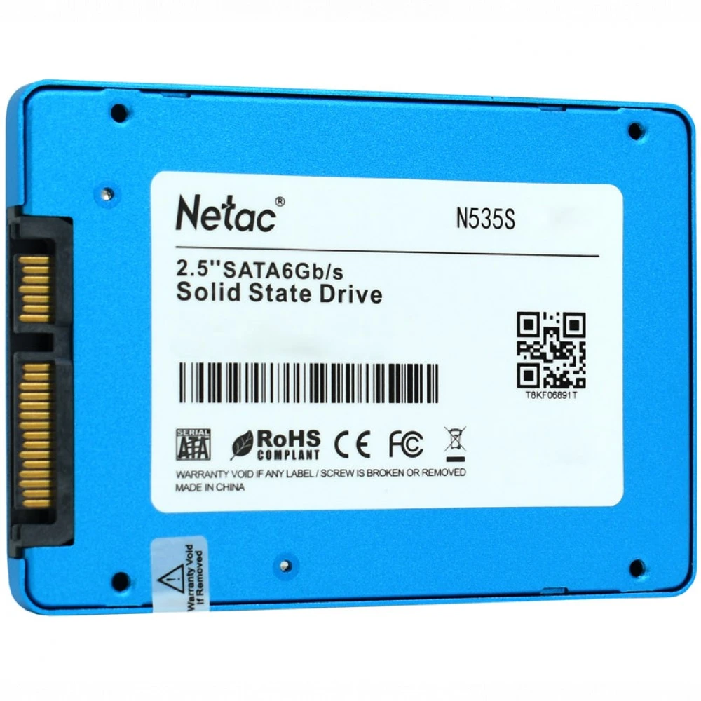 Жесткий диск Netac N535S NT01N535S-480G-S3X SSD (твердотельные), 480 ГБ, 2.5 дюйма, SATA
