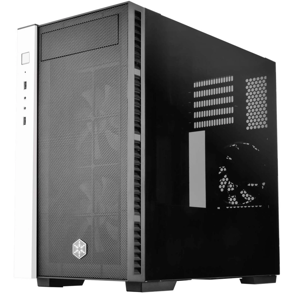 Корпус Silverstone SST-RL08BW-RGB Black/White