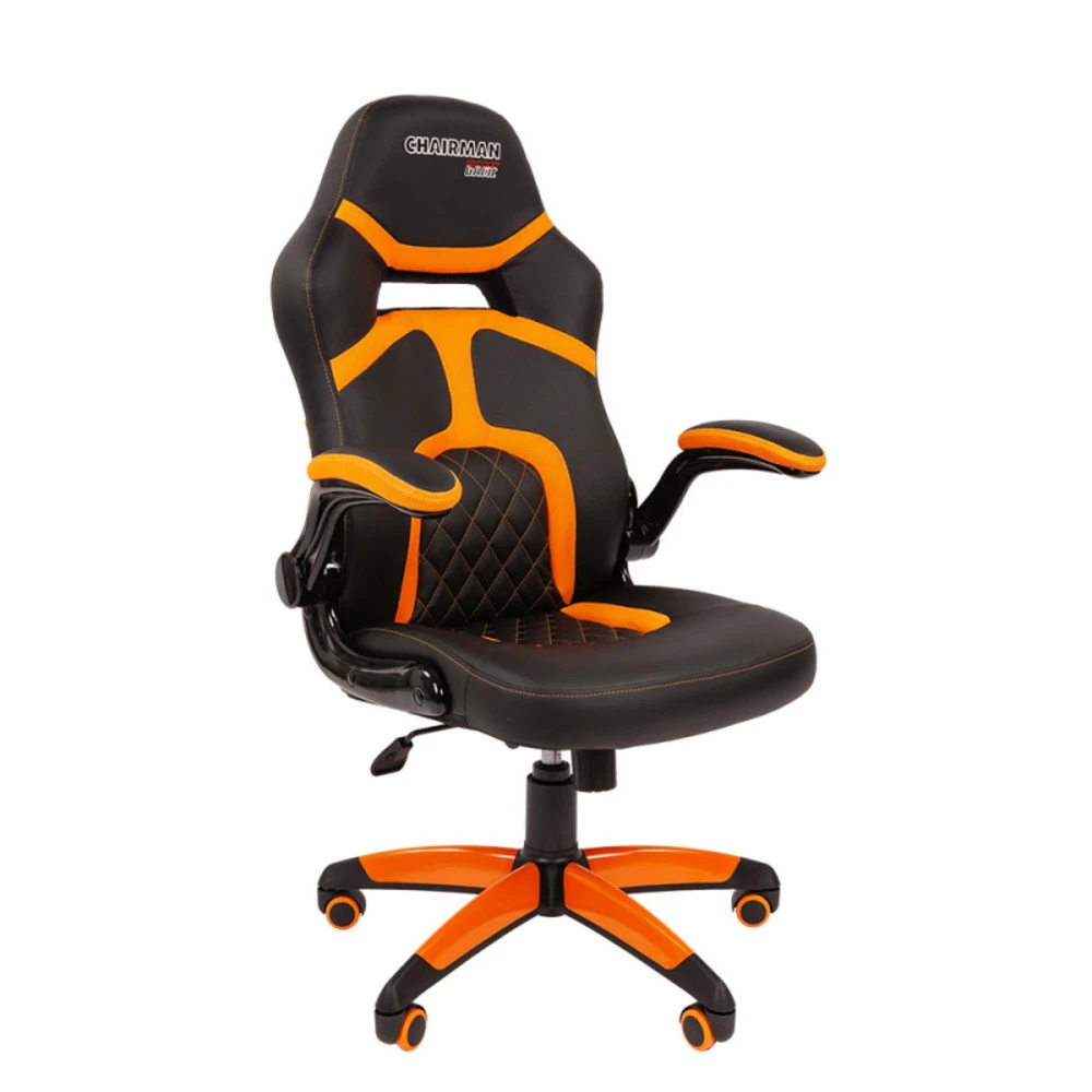 Компьютерное кресло Chairman game 18 Black/Orange 00-07051190