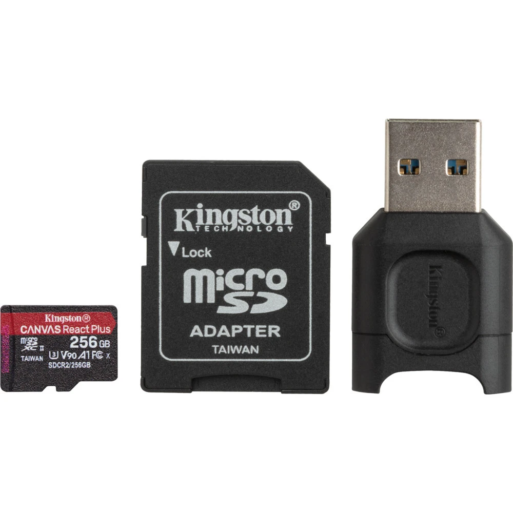 Флеш (Flash) карты Kingston 256Gb microSDXC, UHS-II Class U3 V30 A2 MLPMR2/256GB 256 ГБ