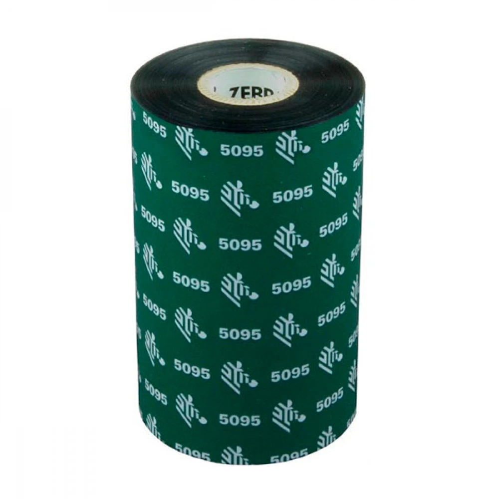 Расходный материал Zebra Красящая лента Zebra REZIN High Performance Black 5095 110/300 05095BK11030