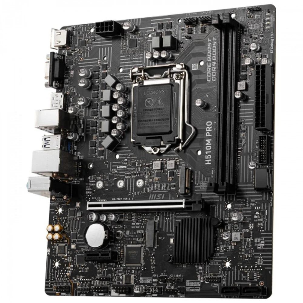 Материнская плата MSI H510M PRO Micro-ATX, LGA 1200