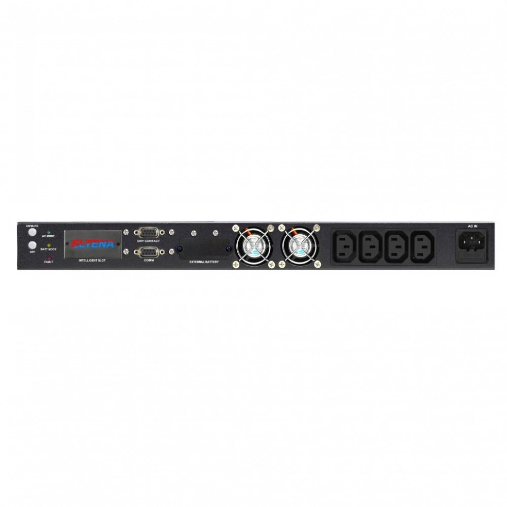 Источник бесперебойного питания ELTENA Monolith III 1000RMLT1U EN-M3-1000RMLT1U Двойное преобразование (On-Line), Стоечный (Rack), 1000 ВА, 800 Вт