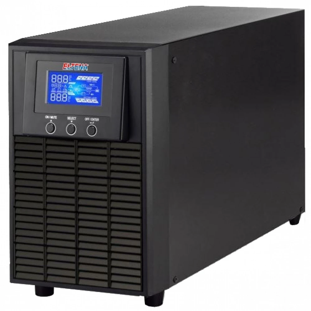 Источник бесперебойного питания ELTENA Monolith E3000LT EN-ME-3000LT Двойное преобразование (On-Line), Напольный (Tower), 3000 ВА, 2400 Вт