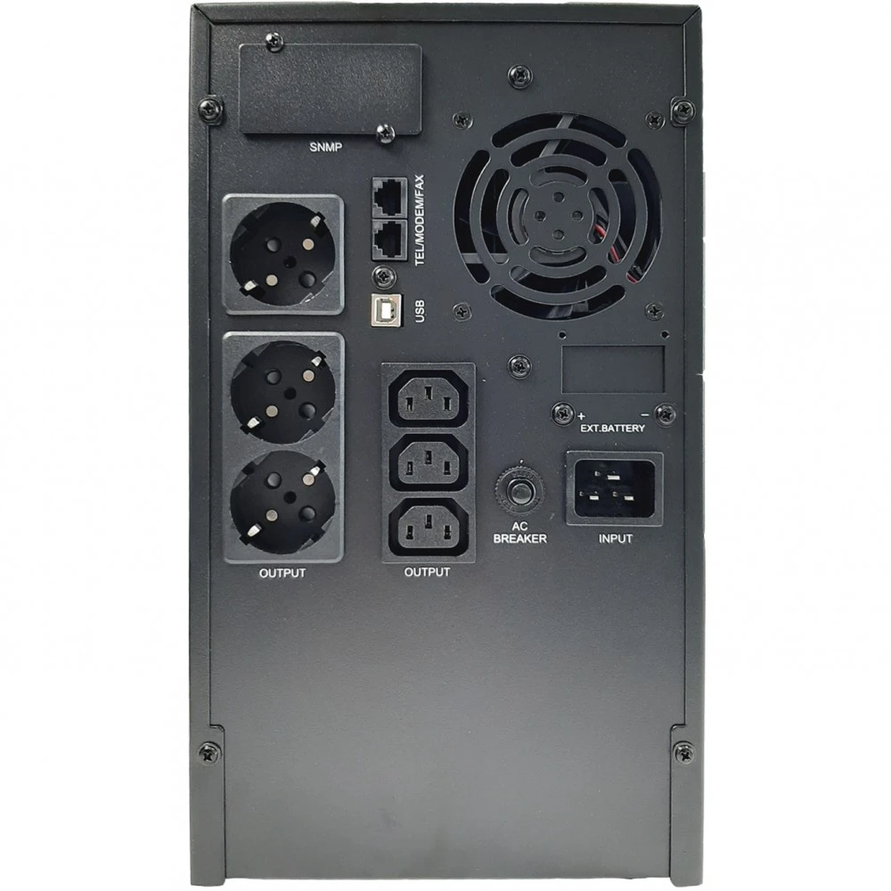 Источник бесперебойного питания SVC PTL-3K-LCD/A2 Линейно-интерактивные, Напольный (Tower), 3000 ВА, 2400 Вт