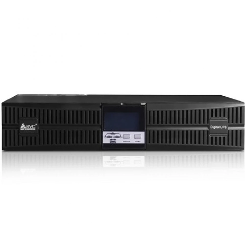 Источник бесперебойного питания SVC RT-1KL-LCD/A2 Двойное преобразование (On-Line), Стоечный (Rack), 1000 ВА, 900 Вт