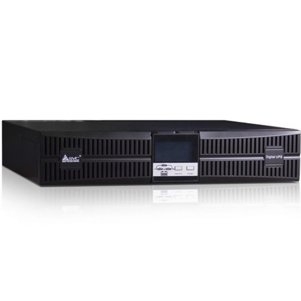 Источник бесперебойного питания SVC RT-1KL-LCD/A2 Двойное преобразование (On-Line), Стоечный (Rack), 1000 ВА, 900 Вт