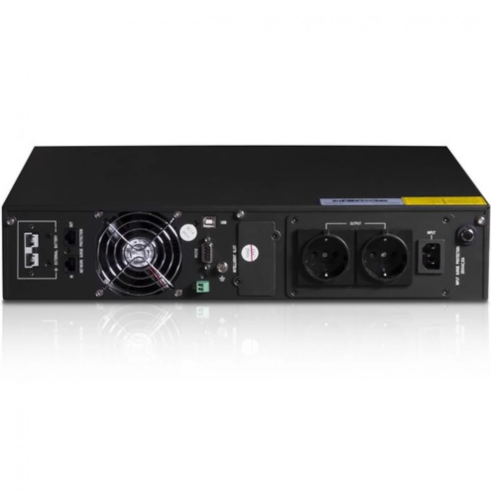 Источник бесперебойного питания SVC RT-1KL-LCD/A2 Двойное преобразование (On-Line), Стоечный (Rack), 1000 ВА, 900 Вт