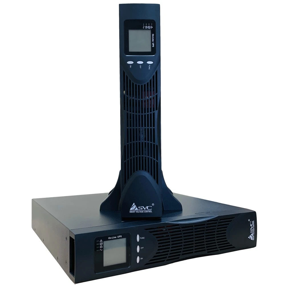 Источник бесперебойного питания SVC TRX11-3KL-LCD/AS09C13 Двойное преобразование (On-Line), Стоечный (Rack), 3000 ВА, 2700 Вт