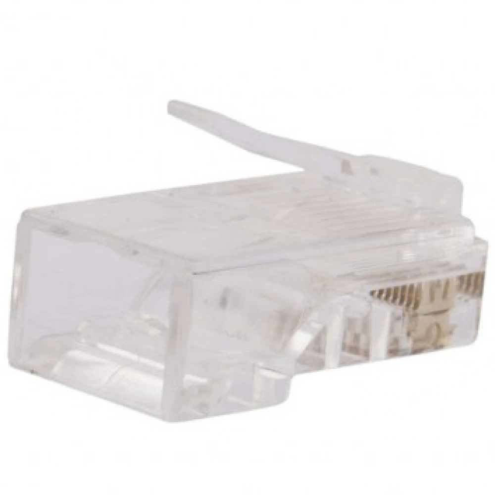 Коннектор Hyperline Разъем легкой оконцовки RJ-45 (8P8C) под витую пару (100 шт.) PLEZ-8P8C-U-C5-100