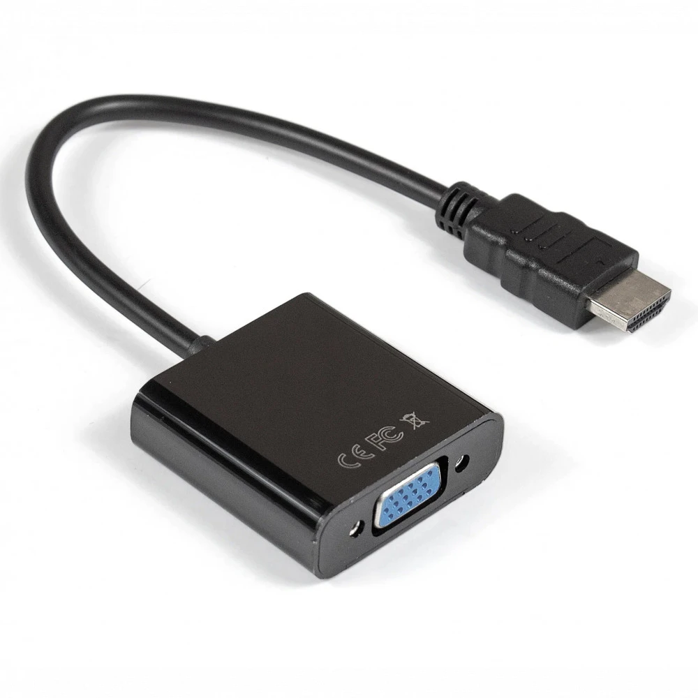 Кабель интерфейсный ExeGate EX-HDMIM-VGAF-0.15 EX284926RUS D-SUB (VGA) - HDMI