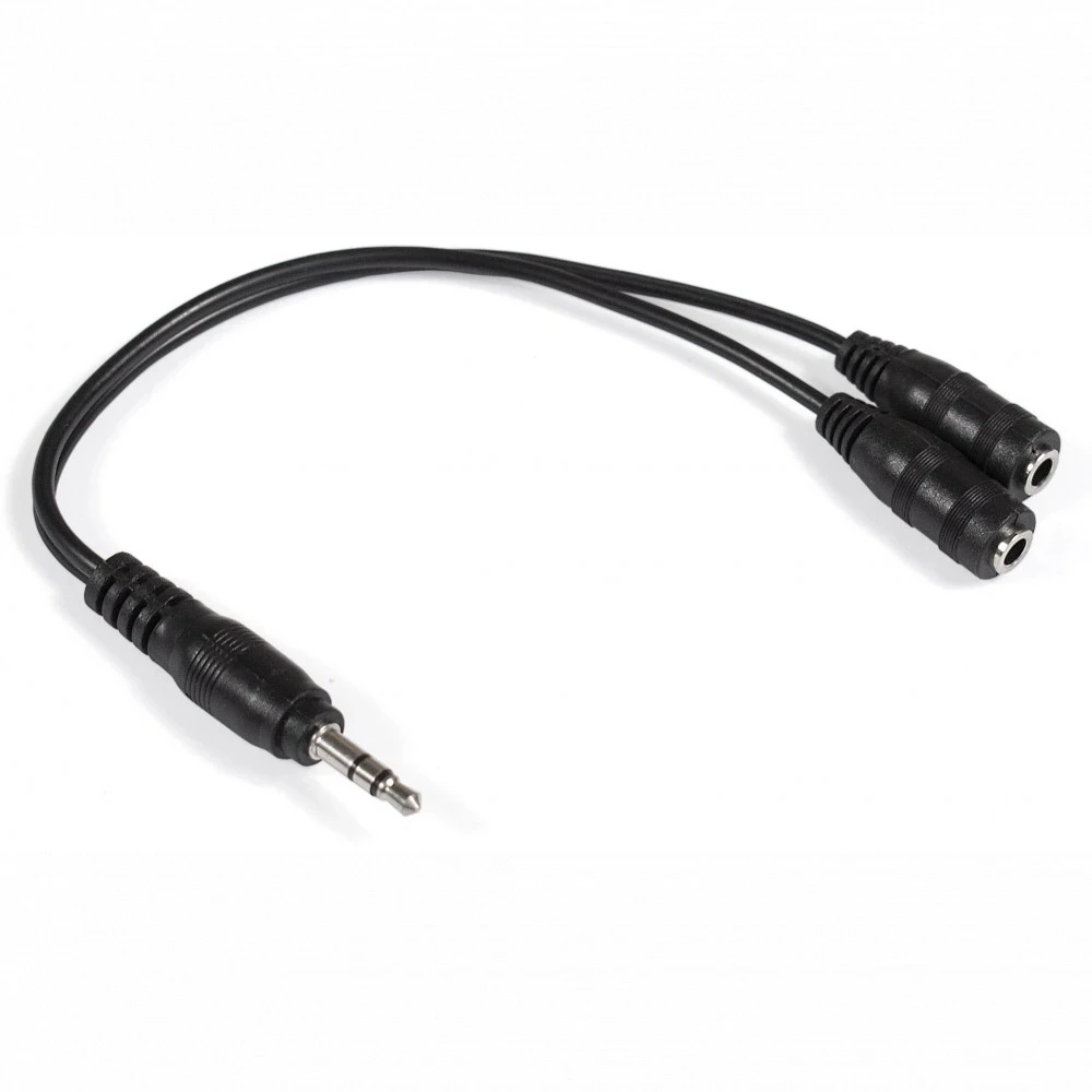 Кабель интерфейсный ExeGate EX-CCA-415-0.3 EX284946RUS MINI JACK 3.5 (output) - MINI JACK 3.5 (input) x2