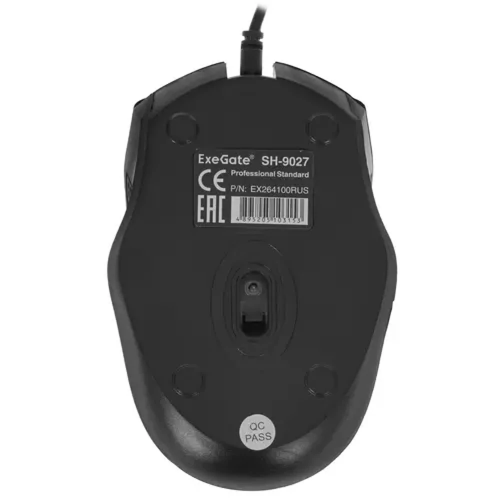 Мышь ExeGate SH-9027 EX264100RUS Бюджетные, Проводная