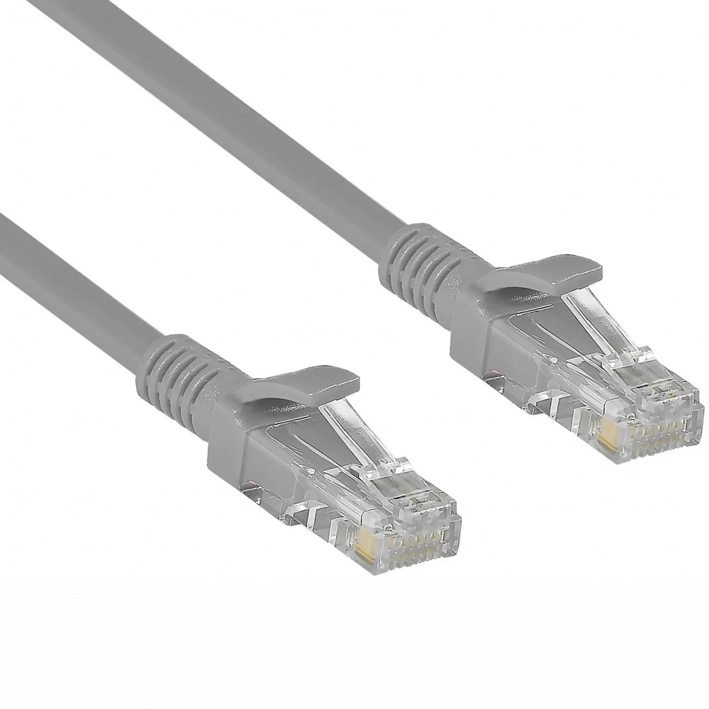 Патч-корд ExeGate UTP-RJ45-RJ45-5e-CU-0,5M-GY EX282009RUS