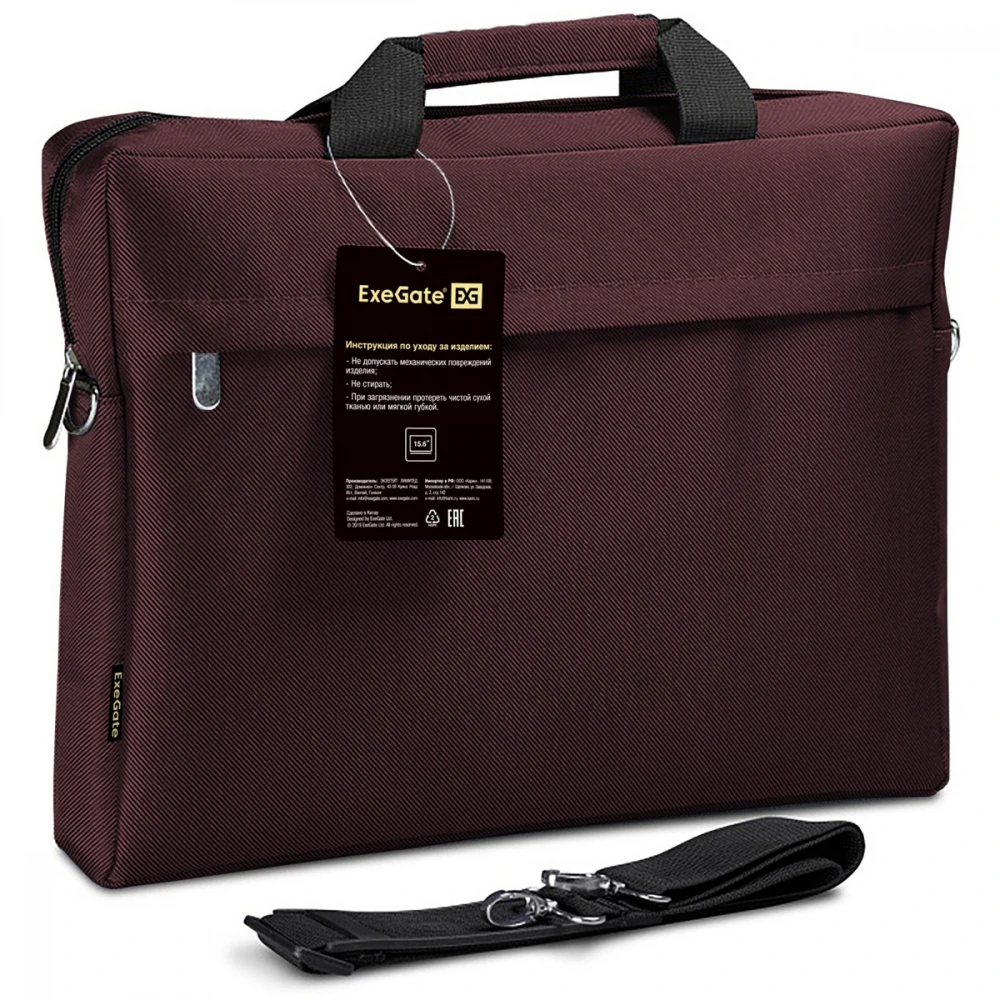 Сумка для ноутбука ExeGate Start S15 Charcoal EX212308RUS 15.6