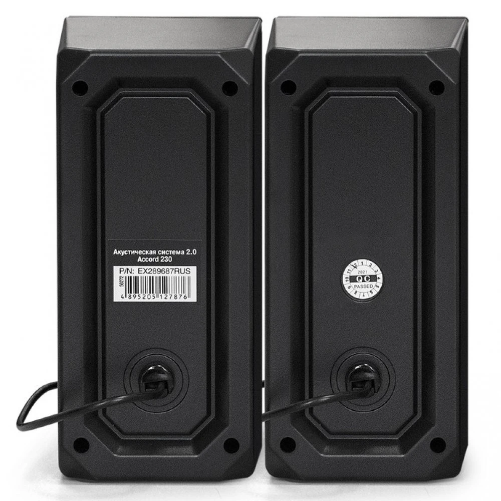 Компьютерные колонки ExeGate EX289687RUS Черный