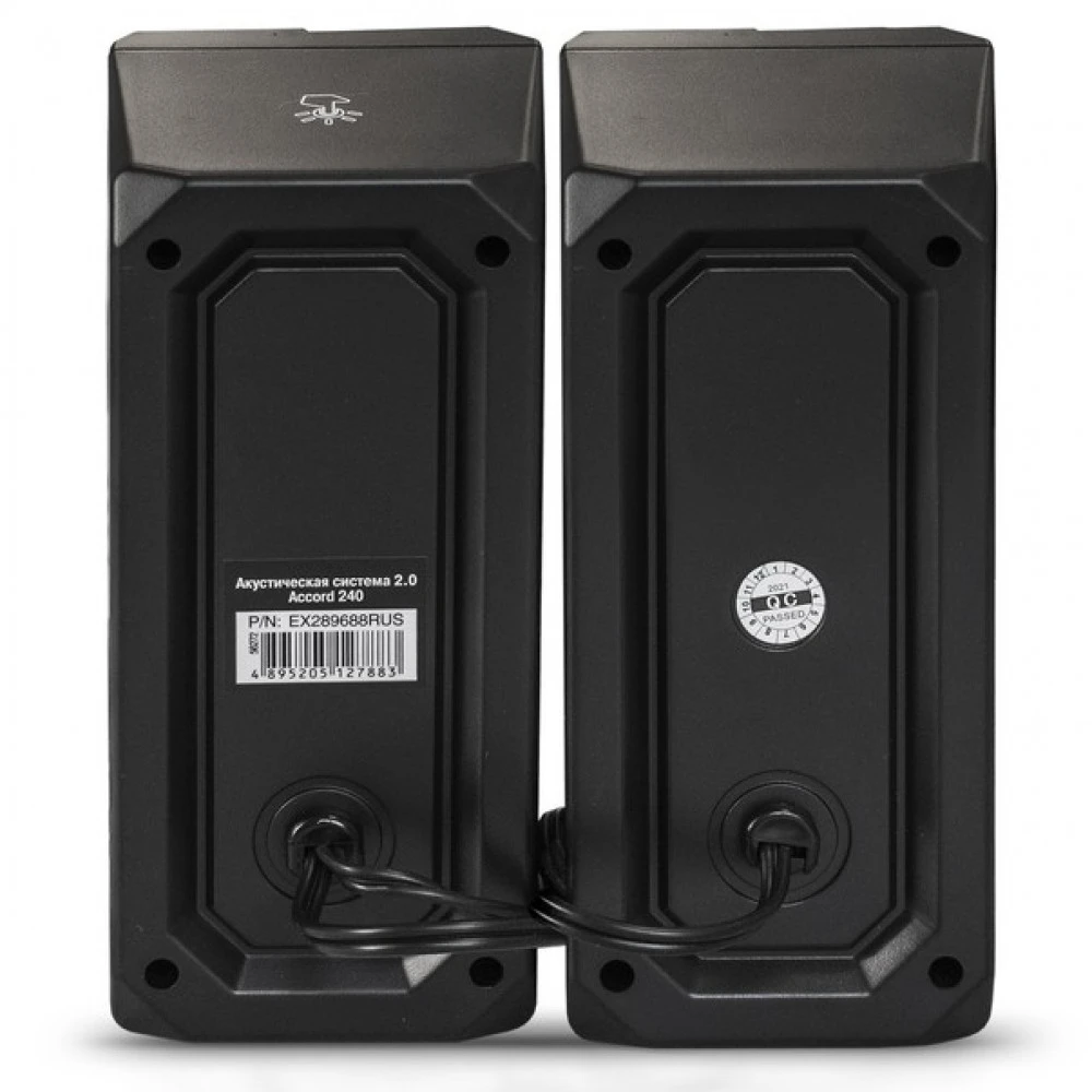 Компьютерные колонки ExeGate Accord 240 EX289688RUS Черный