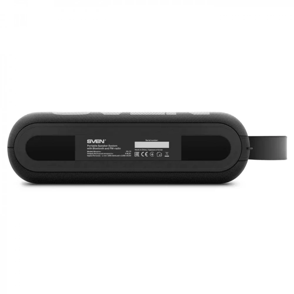 Портативная колонка Sven PS-75 BLACK Черный
