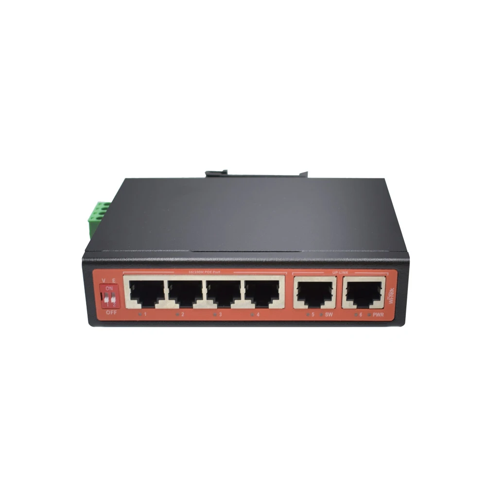Коммутатор Wi-Tek WI-PS206-I v2 100 Base-T (100 мбит/с)