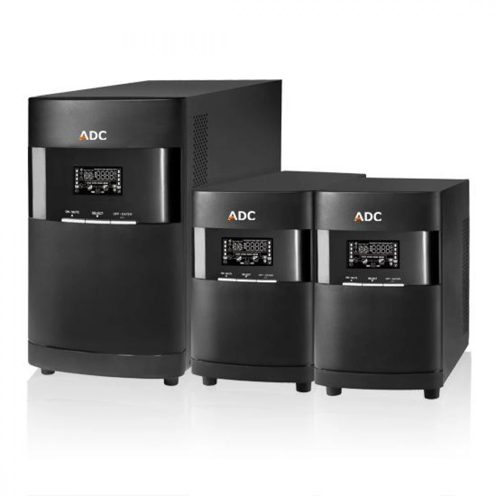 Источник бесперебойного питания ADC OPTIMA 3000 T Двойное преобразование (On-Line), Напольный (Tower), 3000 ВА, 2700 Вт