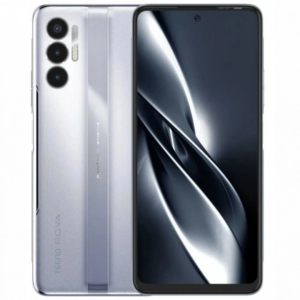 Смартфон TECNO Tecno Pova 3, 128 GB, Tech Silver LF7N/TECH SILVER 128GB 128 Гб, 6 Гб