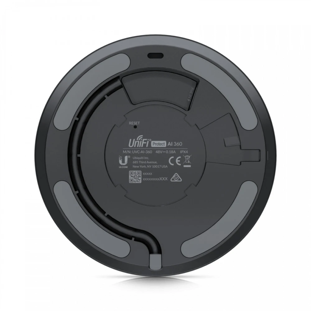 IP видеокамера Ubiquiti Camera AI 360 UVC-AI-360 Рыбий глаз, Внутренней установки, Проводная, CMOS, 5 Мп ~ 1920x1920 (1:1)