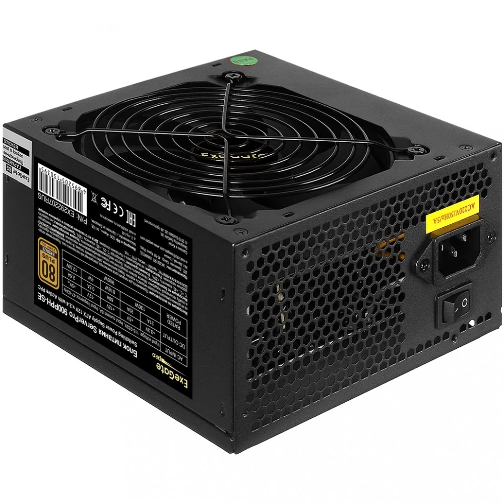 Серверный блок питания ExeGate ServerPRO 80 PLUS Bronze 900PPH-SE EX292207RUS ATX, 900 Вт