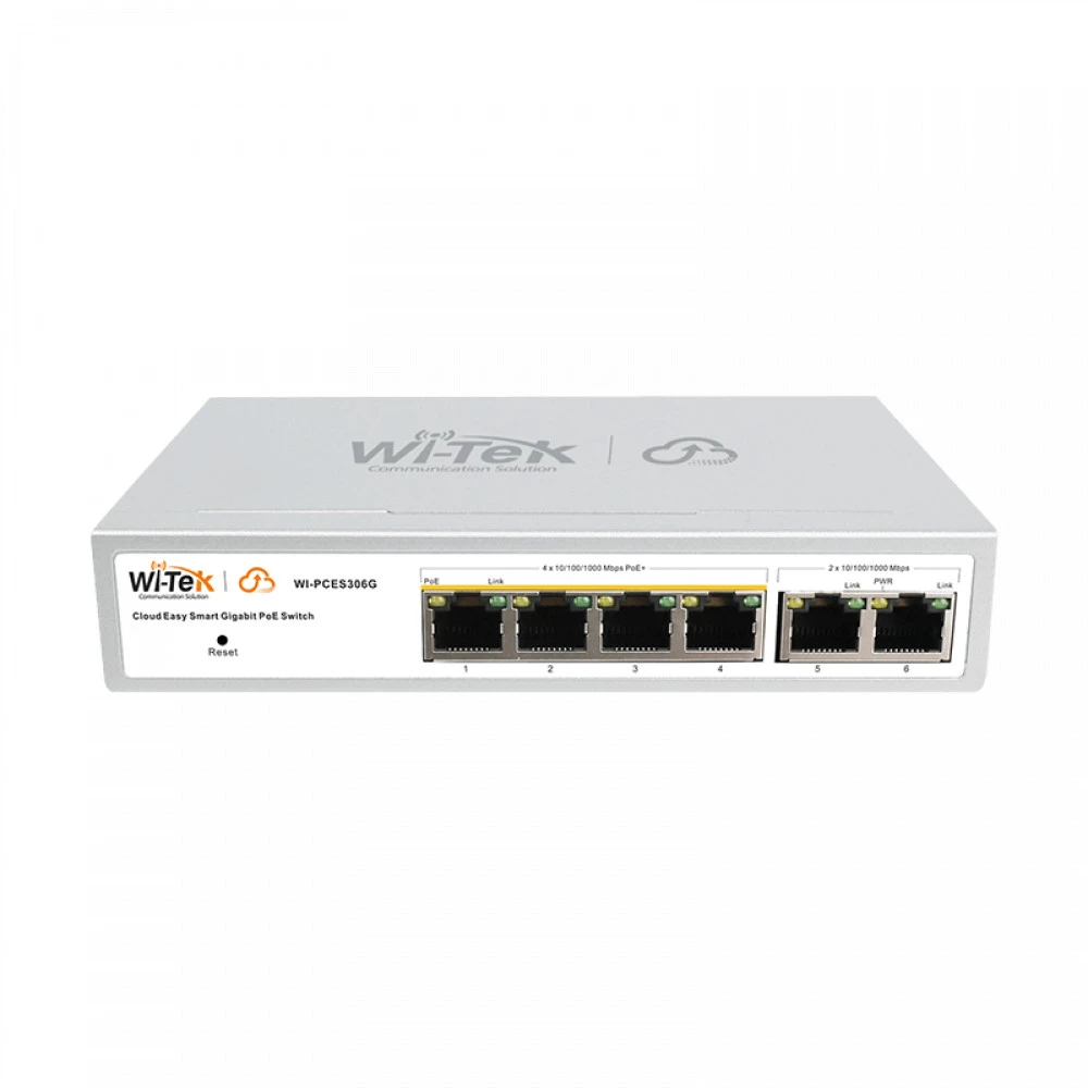 Коммутатор Wi-Tek WI-PCES306G v2 1000 Base-T (1000 мбит/с)