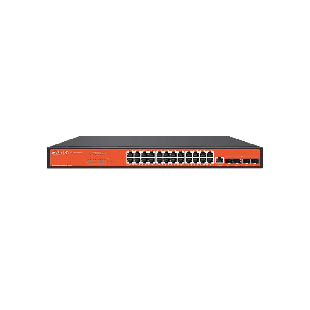 Коммутатор Wi-Tek WI-PCMS528F-L3 1000 Base-T (1000 мбит/с), 4 SFP порта