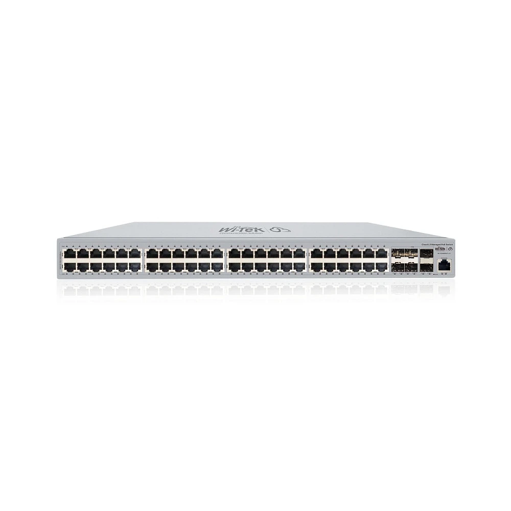 Коммутатор Wi-Tek WI-PCMS554F-L3 v2 1000 Base-T (1000 мбит/с), 6 SFP портов