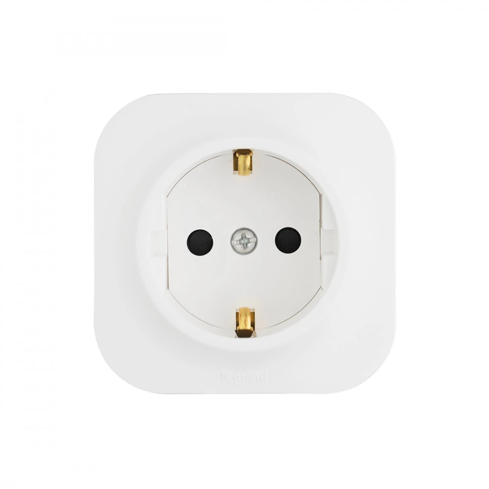 Розетка Legrand Розетка с зк с зш Legrand Forix 16A 250В IP20 накладная белый 782420