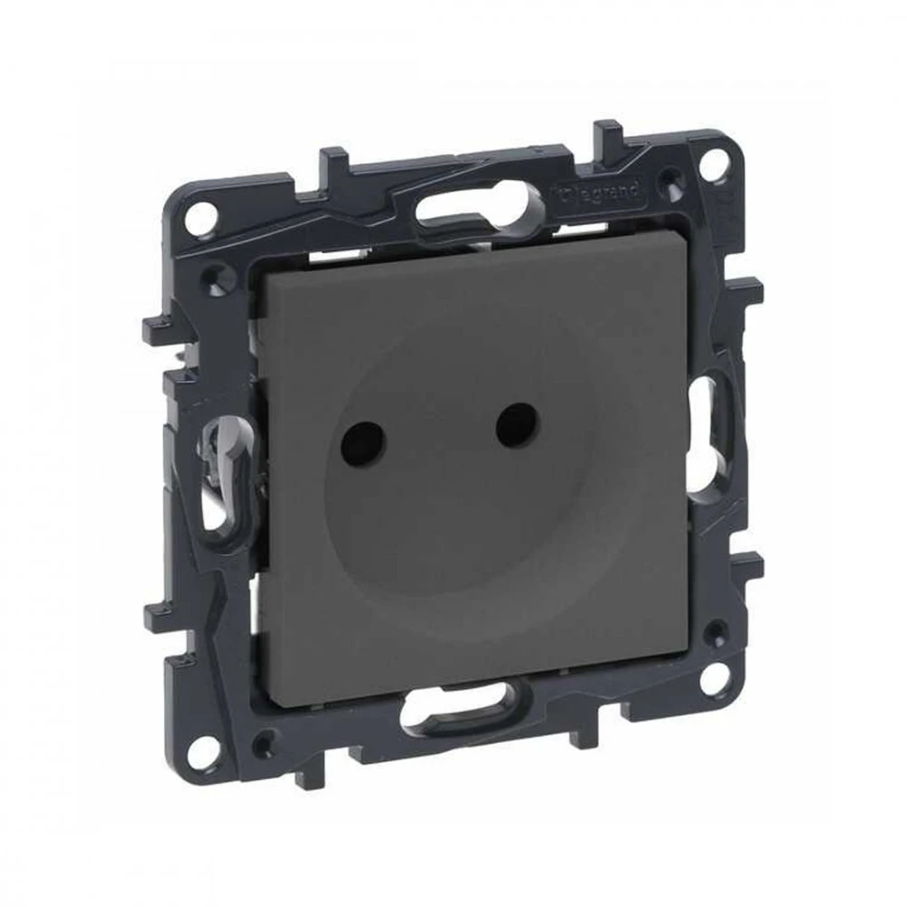 Розетка Legrand Розетка 2К Niloe Step 16А 250 В с з/ш винт. клеммы Сталь 863419