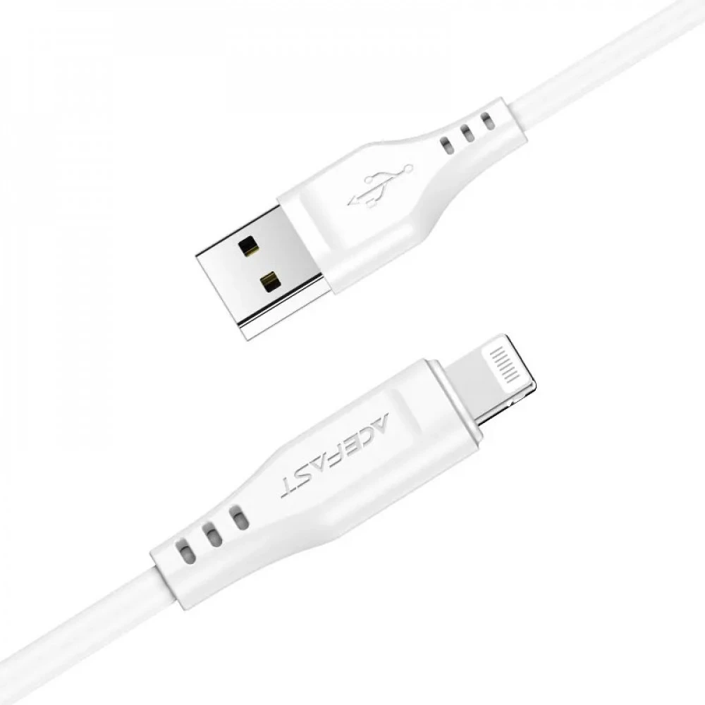 Кабель интерфейсный Acefast AF-C3-02-WH USB Type A - Lightning (8pin)