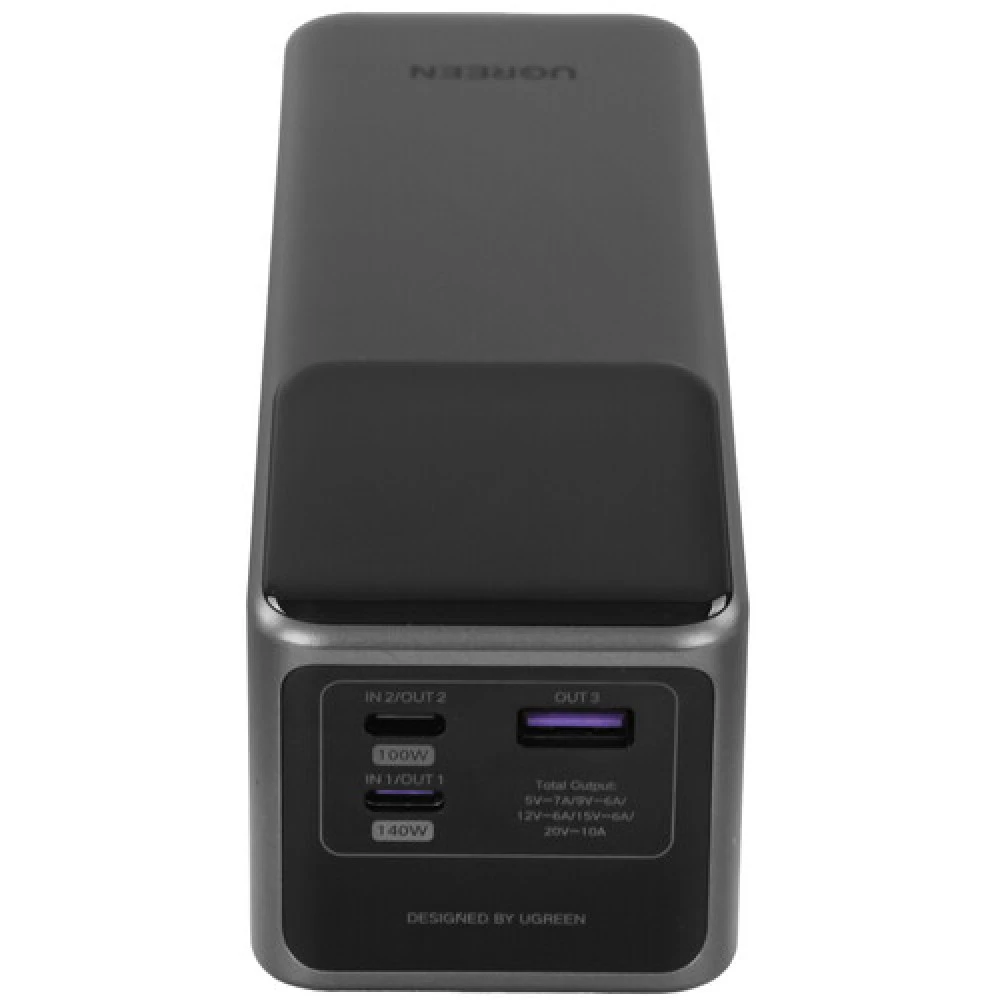 Внешний аккумулятор (Power Bank) UGREEN Fast Charging PB722 35525B 25000 мАч, Серый
