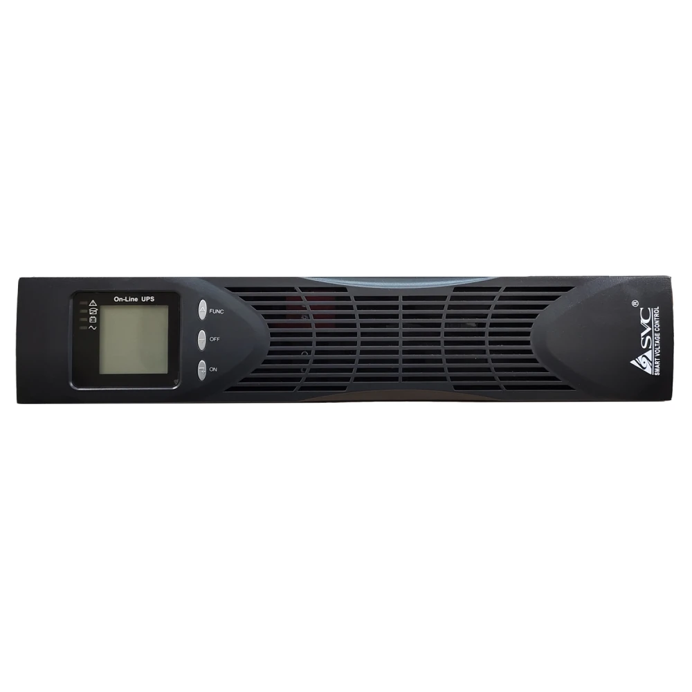 Источник бесперебойного питания SVC TRX11-2KL-LCD/CS09C13 Двойное преобразование (On-Line), Стоечный (Rack), 2000 ВА, 1800 Вт
