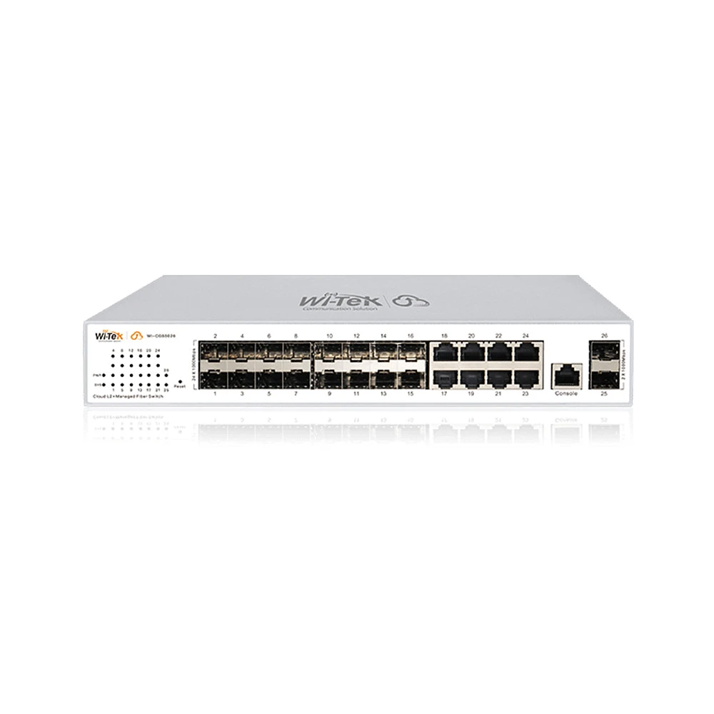 Коммутатор Wi-Tek WI-CGS5026 v2 1000 Base-T (1000 мбит/с), 18 SFP портов