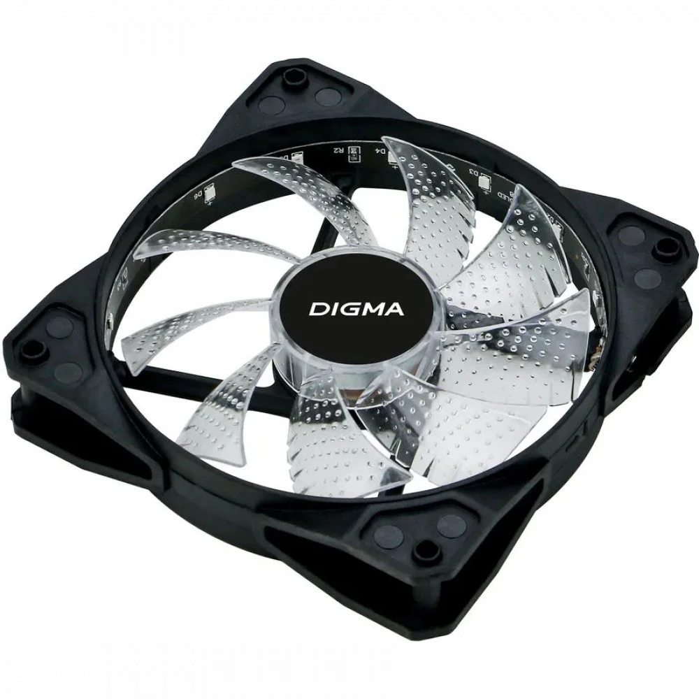 Система охлаждения Digma DFAN-FRGB2 Для системного блока