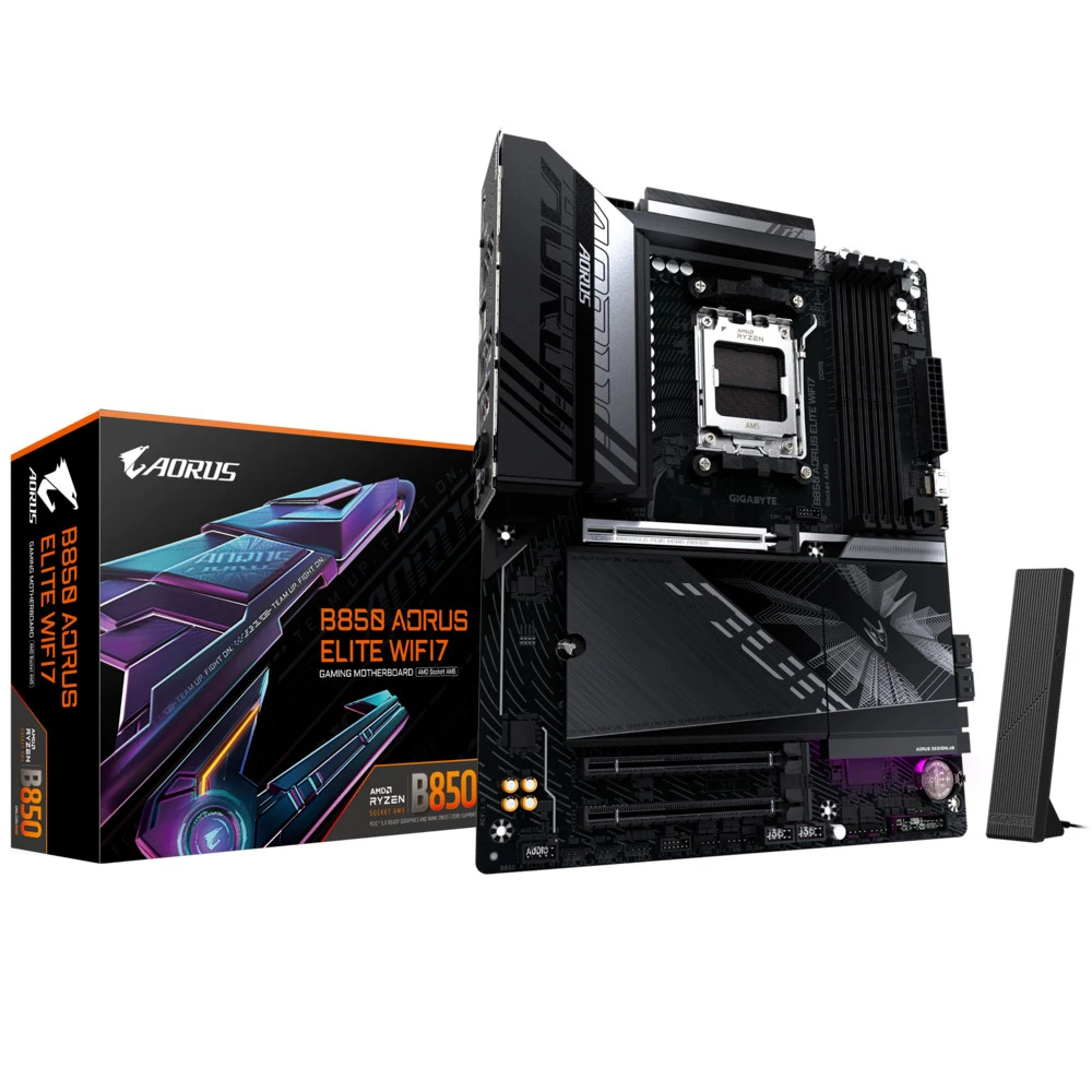 Материнская плата Gigabyte B850 AORUS ELITE WIFI7 (REV1.0)/(REV1.1) ATX, AMD AM5
