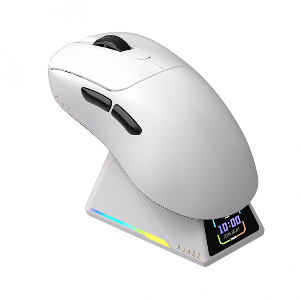 Мышь Ajazz AJ179 PRO WHITE Игровые, Беспроводная