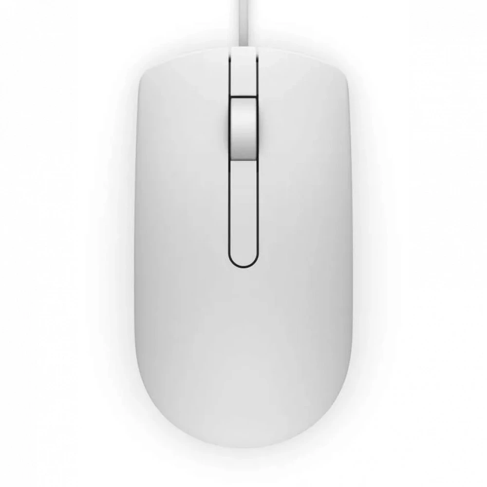 Мышь Dell MS116 White MS116-WH Бюджетные, Проводная