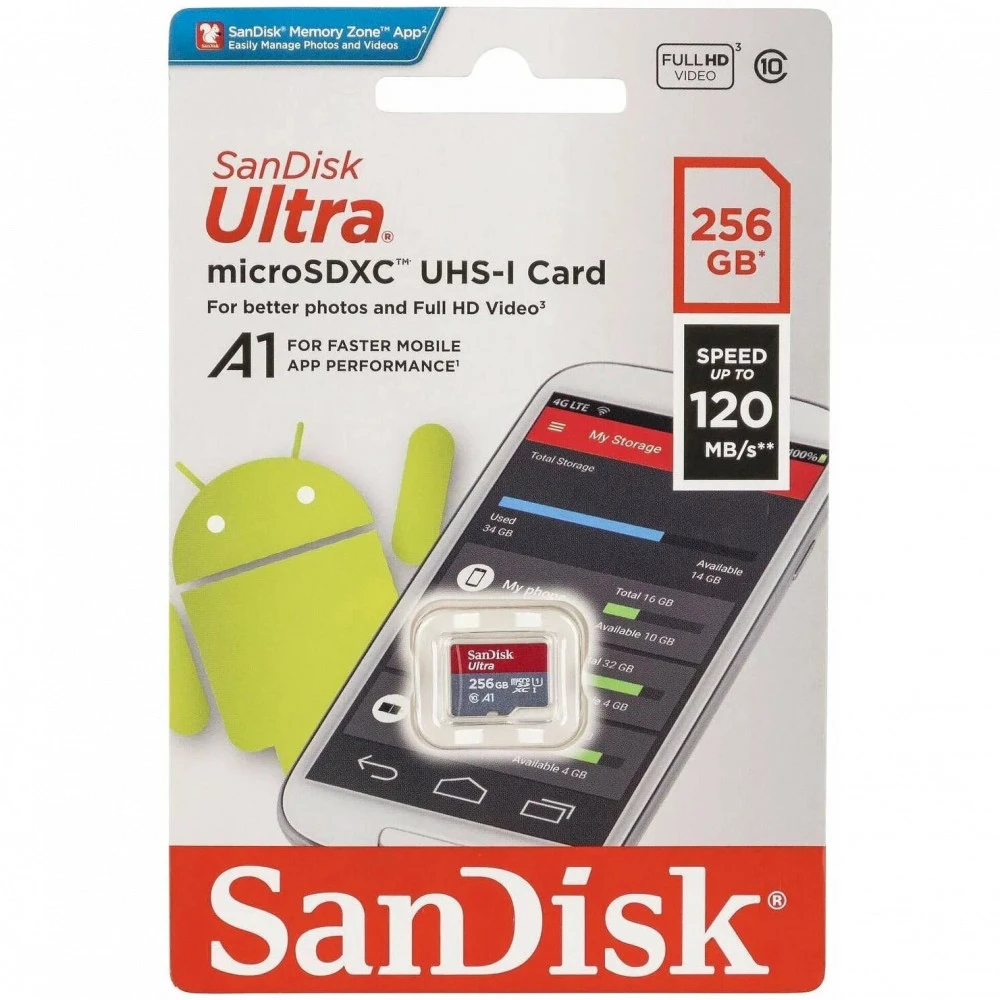 Флеш (Flash) карты SanDisk SDSQUAC-256G-GN6MN 256 ГБ
