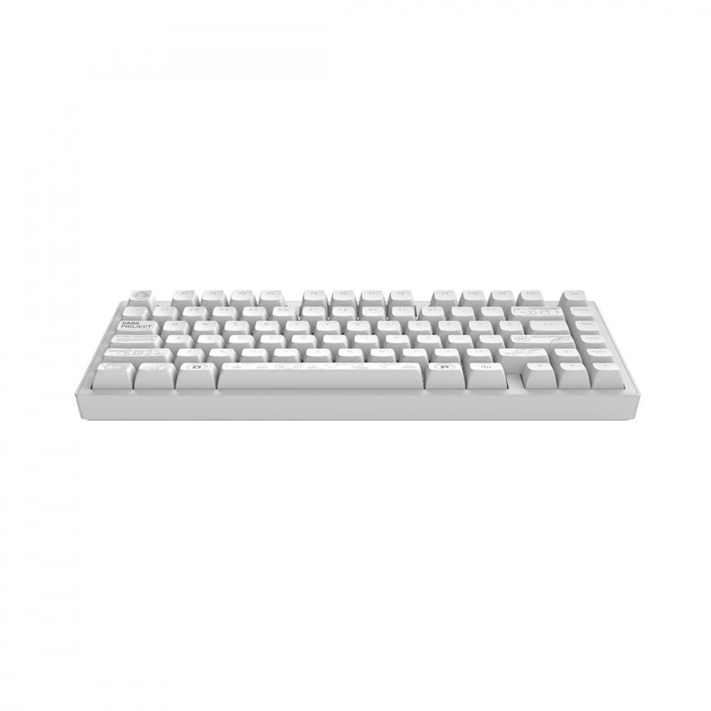Клавиатура Dark Project ALU81A Terra Nova White DPKB_NOVA_81_ANSI_WHITE_UA Беспроводная, Bluetooth