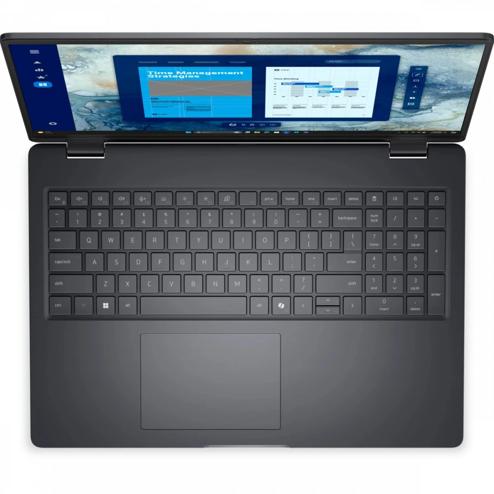 Ноутбук Dell Pro 16 PC16250 (BTO107_PC16250_EMEA) 16 ", WUXGA 1920x1200 (16:10), Intel, Core Ultra 7, 16 Гб, 512 ГБ, Intel Graphics, Windows 11 Pro